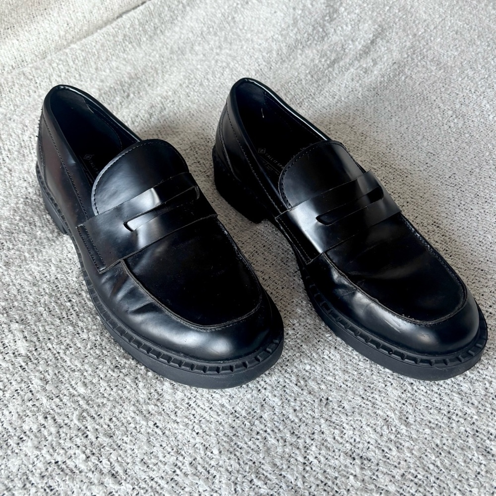 [CALL IT SPRING] Black Vegan Leather Loafers